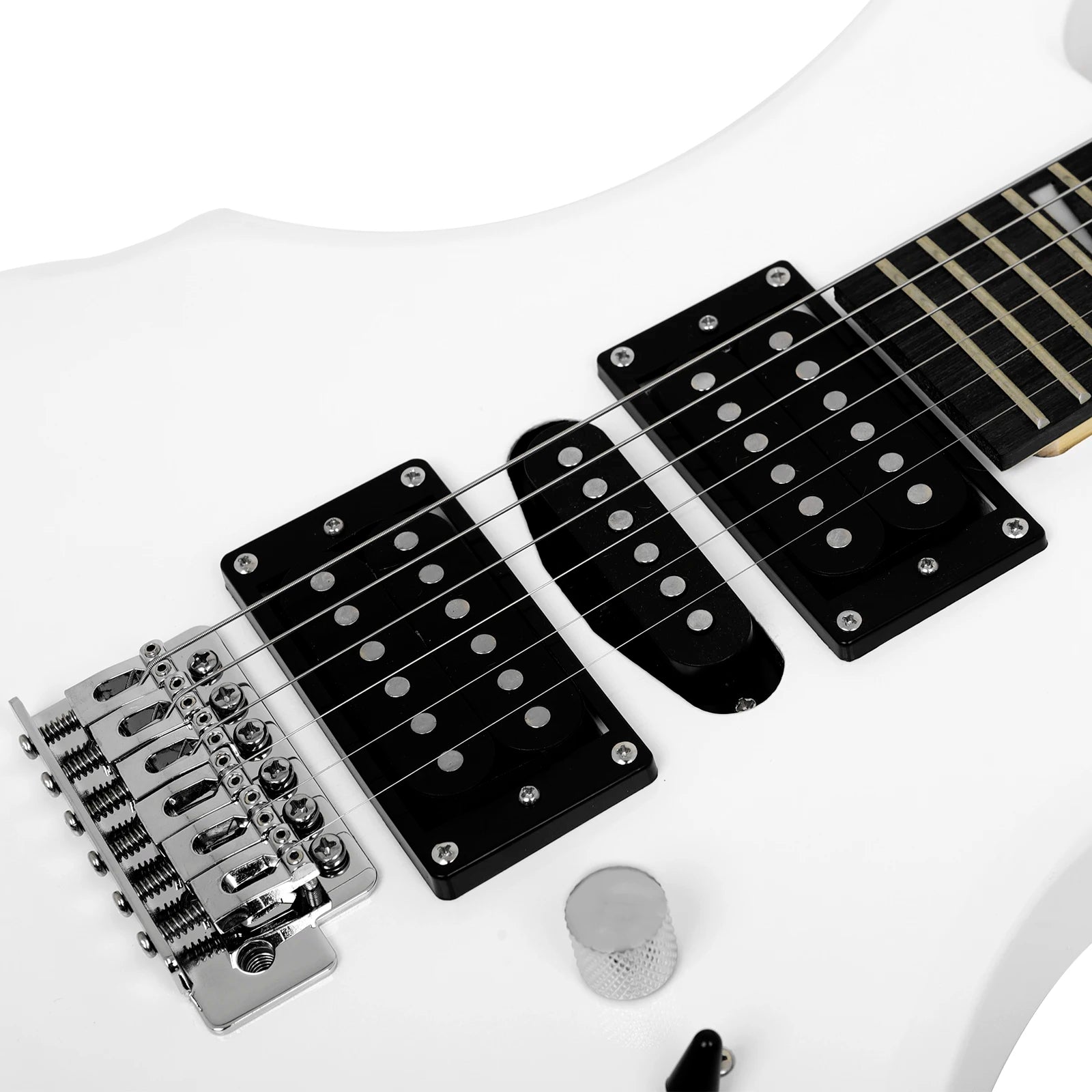 HK.LADE R-260 Chitarra elettrica a 6 corde 24 tasti Chitarra elettrica con corpo in acero Guitarra con borsa Amp Parti e accessori per chitarra