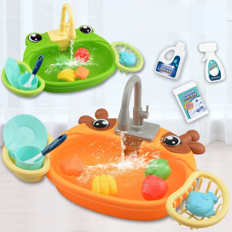 √Choice Play House Toys Fai finta di giocare Cucina per bambini Lavabo Lavello Set da cucina per bambini Giocattolo per ragazzi Ragazze Regali per bambini