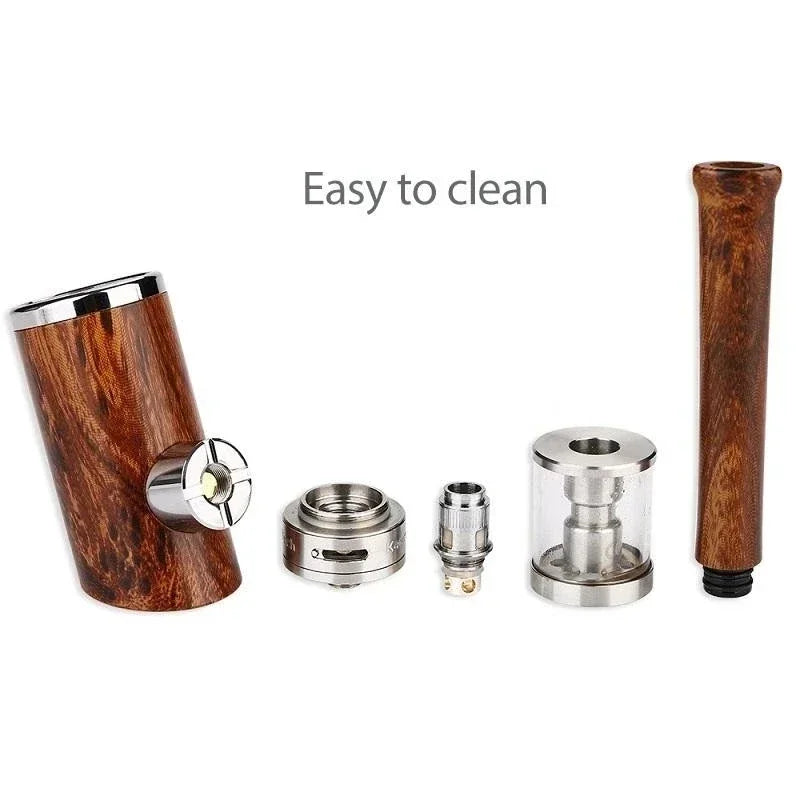Kamry K1000 Plus E Pipe Kit sigaretta elettronica Vape Pen 1100mAh con serbatoio atomizzatore da 4,0 ml Max 30W Design in legno E Cig Vapor Mod
