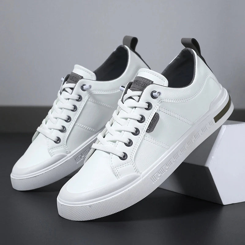Nuove Sneakers Casual da Uomo a Profilo Basso, Stile Coreano, Versatili, Comode, Leggere, con Suola Morbida e Piattaforma per l'Uso Quotidiano