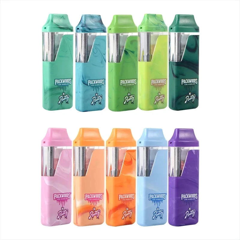 Confezione regalo Packwoods X Runtz 1.0ml e Muha Meds 2.0ml Vape Pen 380mah Cartuccia vuota Sigarette elettroniche ricaricabili Vaporizzatore