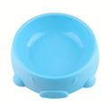 Dog Bowls for Food and Water Pet Dish with Non-Slip Base Cute Candy Color Plastic Feeder for Puppy Cat Slow Eat Bowls Easy Clean