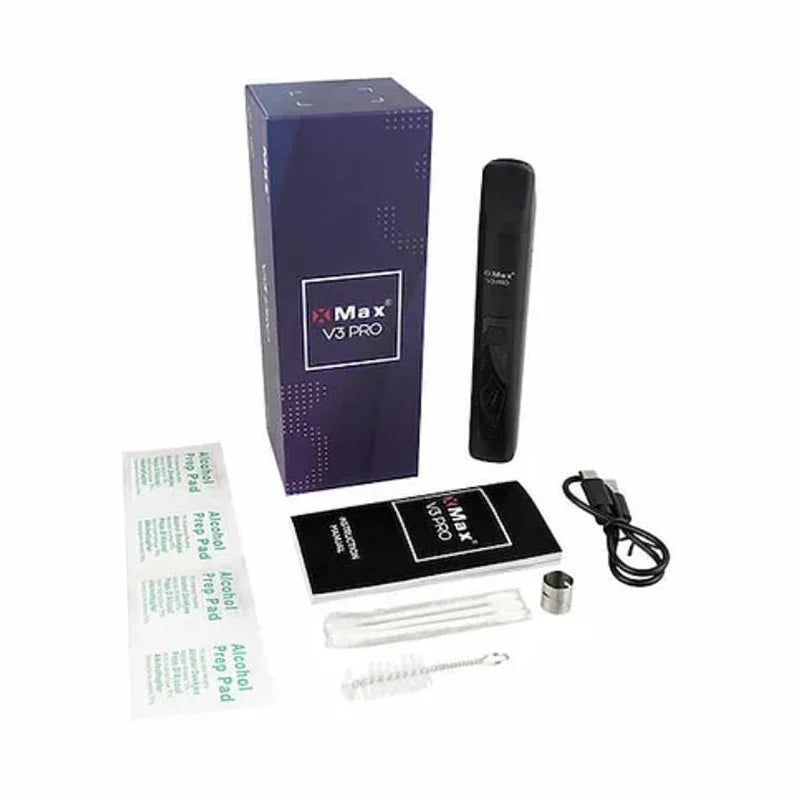 Kit vaporizzatore per erbe secche originale XMax V3 Pro Sistema di riscaldamento rapido a convezione completa TC Tabacoo Vape Pen E Cig 2600mah 18650 Batteria