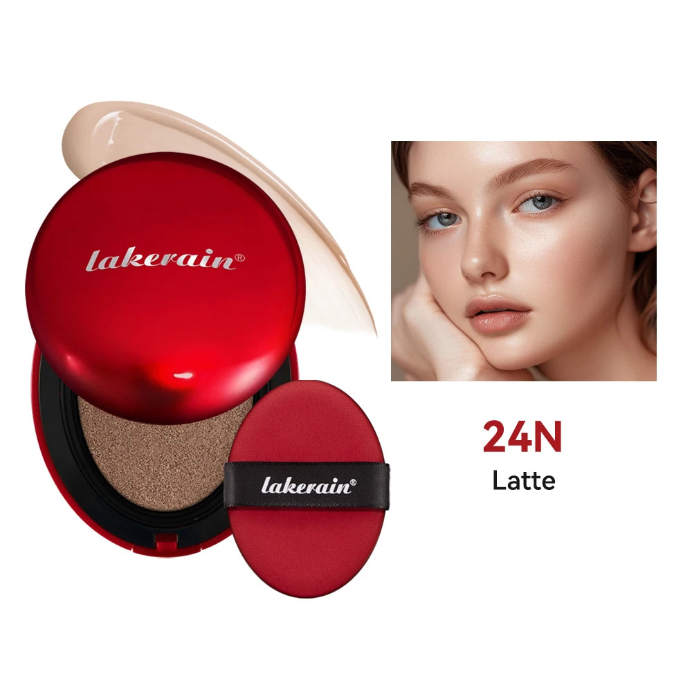 Fondotinta Cushion Coreano Idratante Naturale Copertura 72H Semi-Matte Lunga Durata Base Trucco Donna