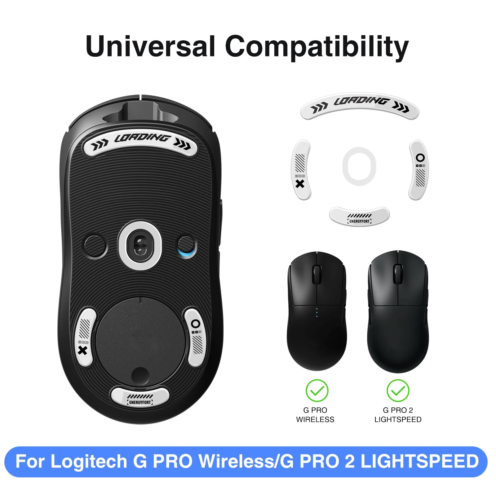Pattini Per Mouse Con Superficie Morbida E Durevole Per Logitech G PRO Wireless