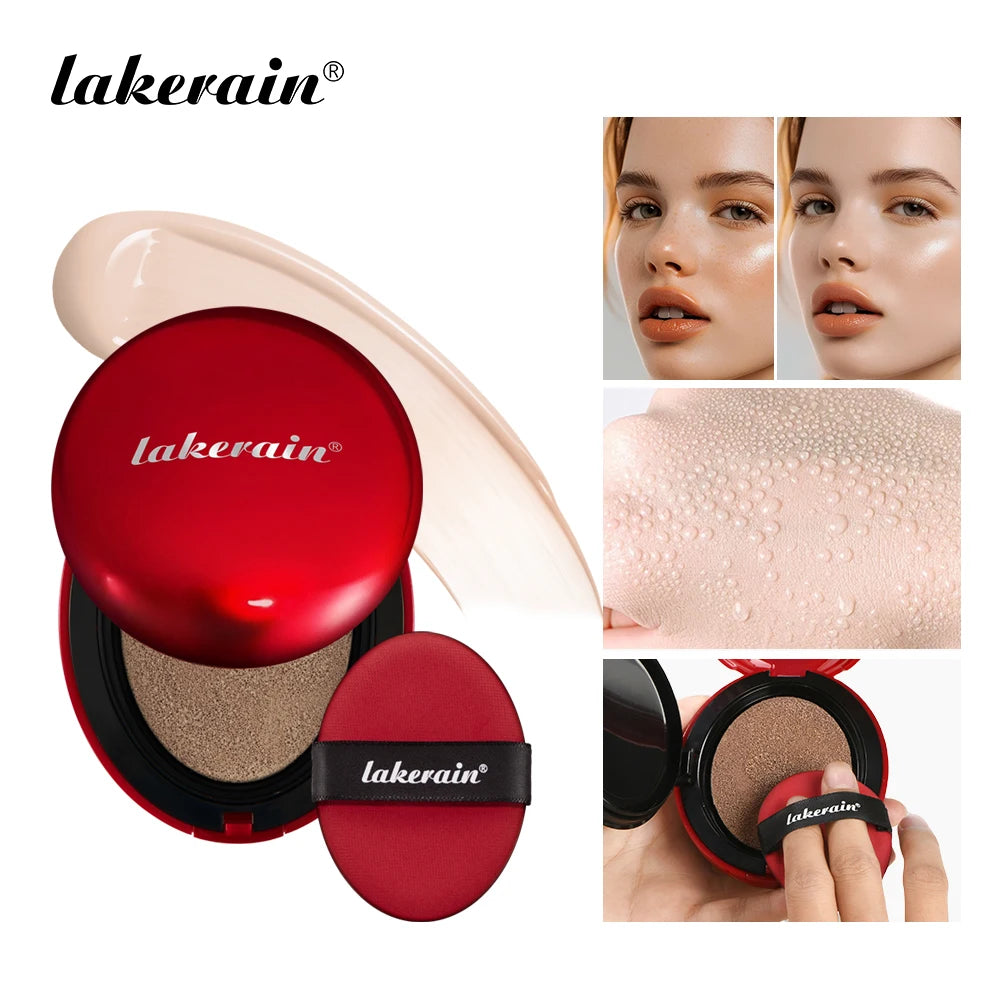 Long-lasting Coverage Foundation Sun Protection Cushion Foundation Semi-Matte Finish 72-Hour Wear Face Base Makeup Cosmetics