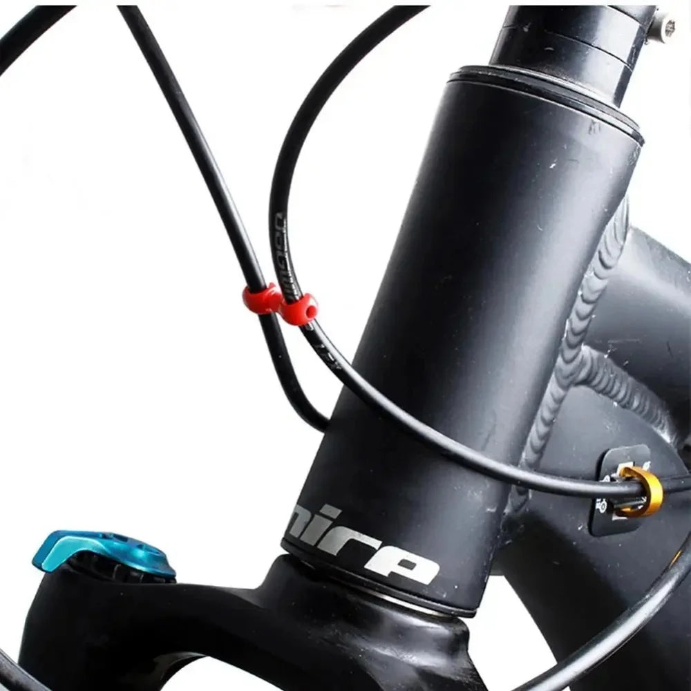 10 pz Girevole MTB Cavo Freno Pinze Bicicletta Shift Gear Cavo Fibbie Guida Linea Pinze Per Il Ciclismo Liscio Prestazioni Migliorate