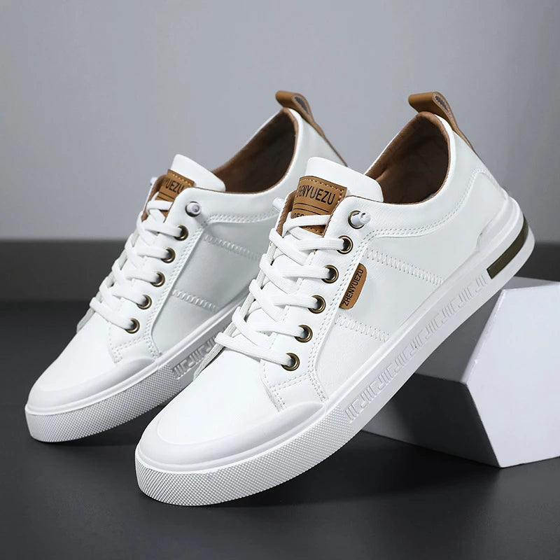Nuove Sneakers Casual da Uomo a Profilo Basso, Stile Coreano, Versatili, Comode, Leggere, con Suola Morbida e Piattaforma per l'Uso Quotidiano