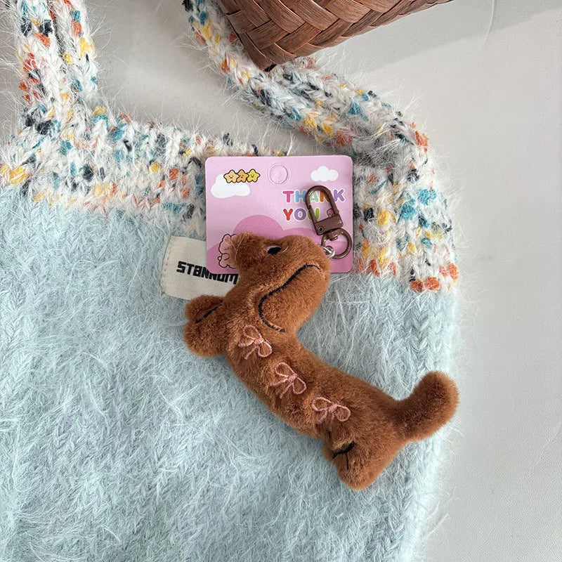 Portachiavi con bassotto animale dolce cartone animato, pendenti, accessori per cani, abbigliamento, borse, bambole, accessori, piccoli regali
