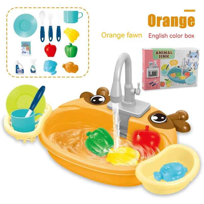 √Choice Play House Toys Fai finta di giocare Cucina per bambini Lavabo Lavello Set da cucina per bambini Giocattolo per ragazzi Ragazze Regali per bambini