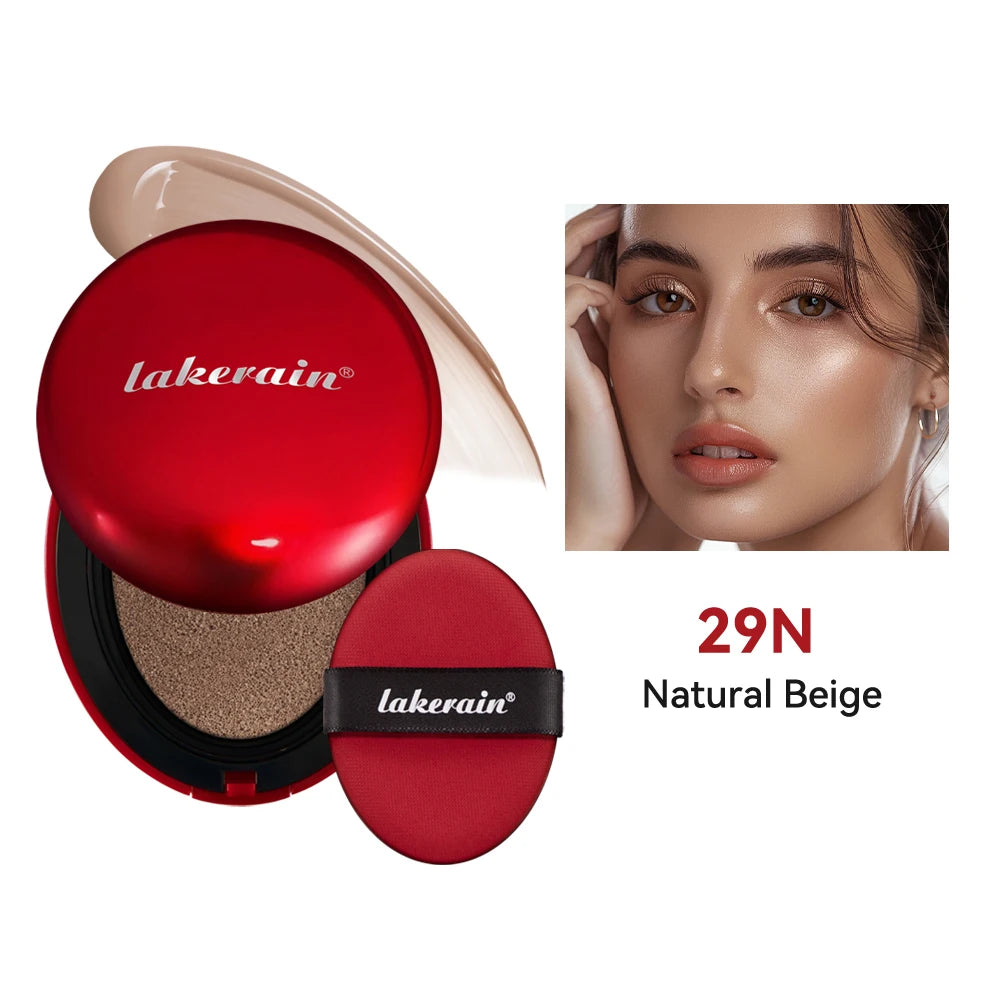 Fondotinta Cushion Coreano Idratante Naturale Copertura 72H Semi-Matte Lunga Durata Base Trucco Donna