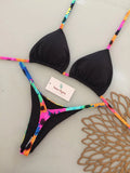 Micro Bikini 2026 Sexy da Donna, Costume da Bagno Push-Up, Set Bikini Stampato, Perizoma, Abbigliamento da Spiaggia Femminile