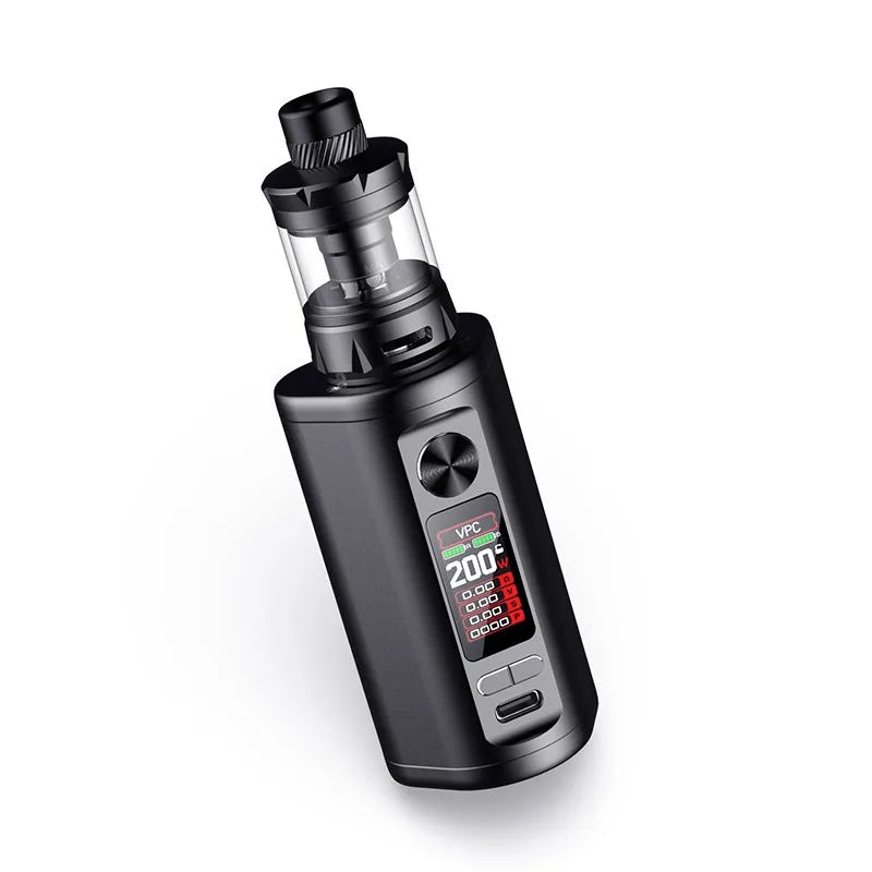 Kit originale Hellvape Hell200 Uscita 5-200 W Display LCD filettato 510 Serbatoio da 5 ml 7 modalità di uscita tramite batteria 18650 Sigaretta elettronica