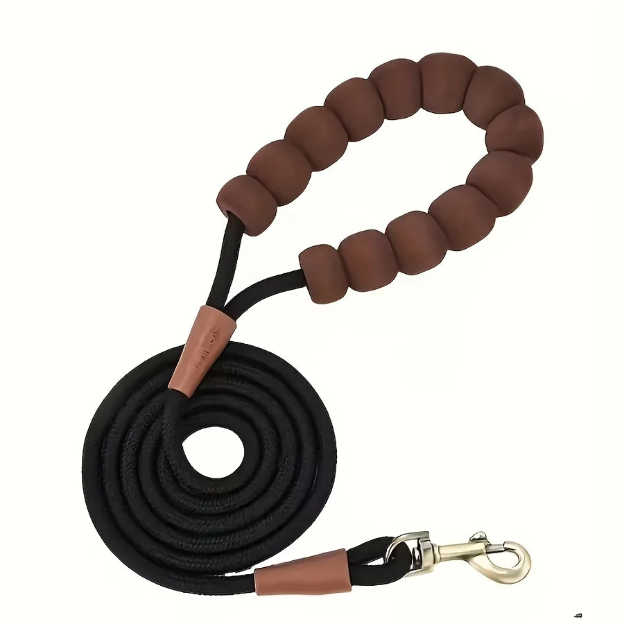 Round Dog Leash • Heavy Duty, Durable Rope for Small, Medium, Lightweight Design for Walking, Training, and Outdoor Activities