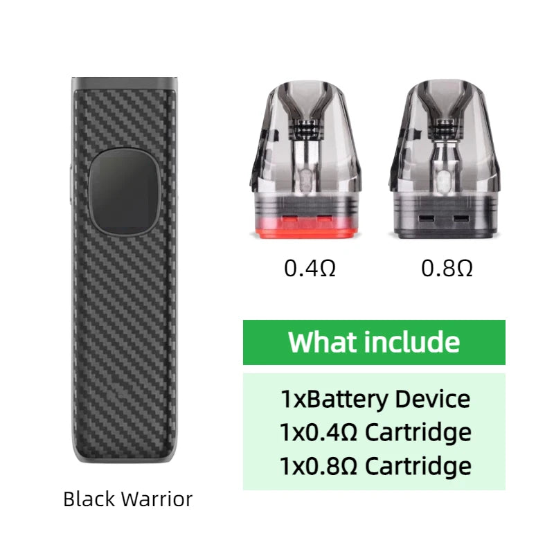 Dispositivo con Batteria per OXVA Xlim Pro 2 1300mAh/Nexlim 1500mAh con Kit Due Cartucce per Cartucce da 0.4/0.6/0.8/1.2ohm 2/3/4ml