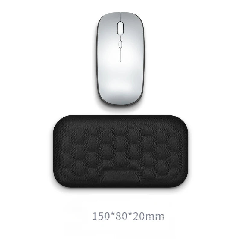 Poggiapolsi Memory Foam 2 In 1 Per Tastiera E Mouse Ergonomico