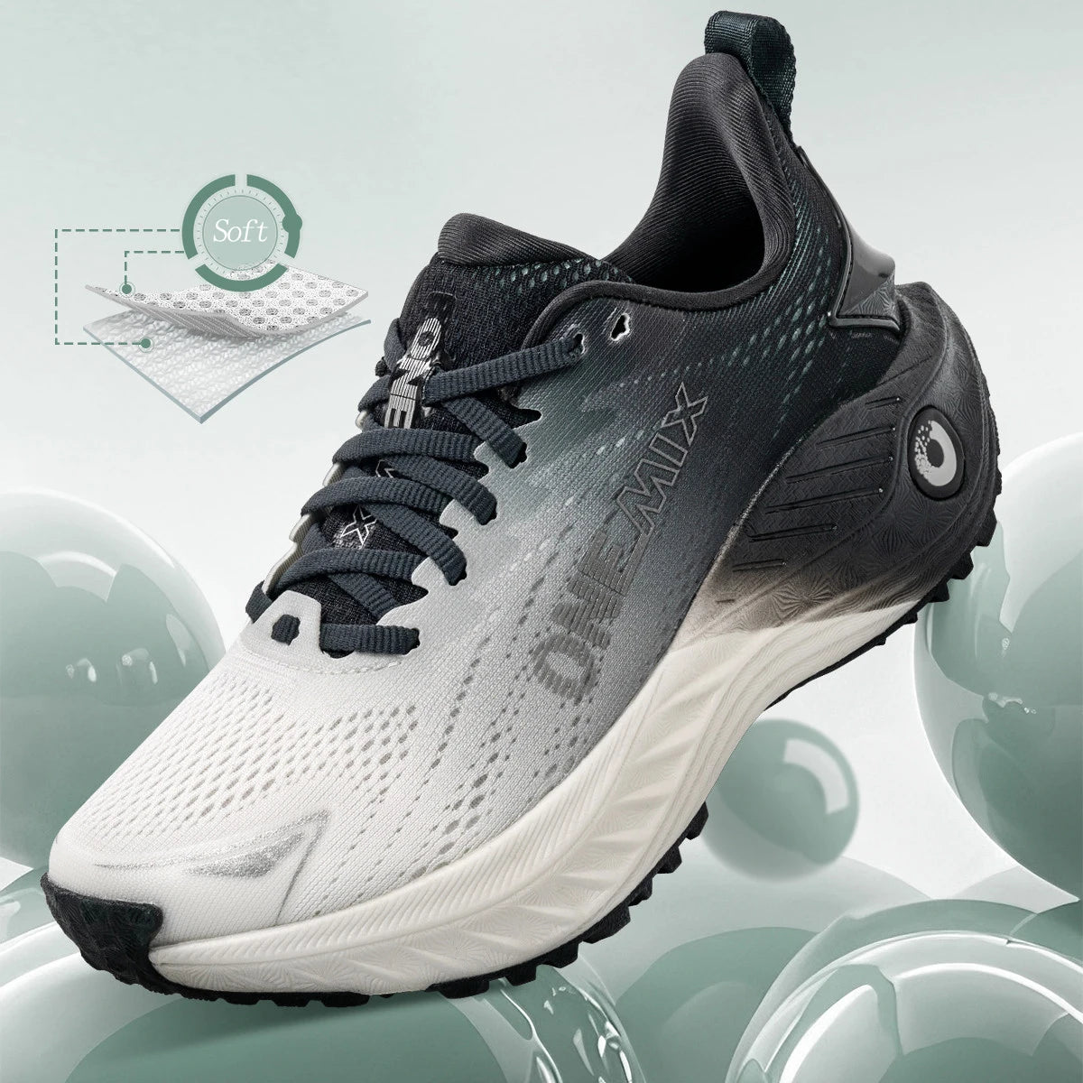 ONEMIX Scarpe da corsa casual Scarpe da jogging estive traspiranti Uomo Scarpe da ginnastica leggere da donna Scarpe sportive con cuscino maschile da esterno