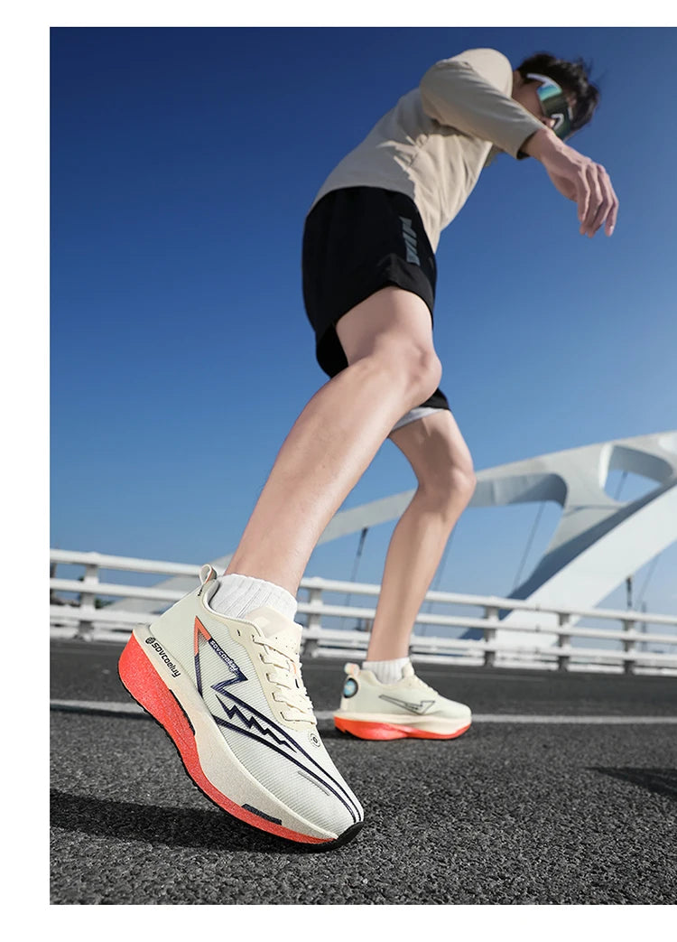 Scarpe da corsa Carbon Board Specialità Maratona Uomo Sport Traspirante Leggero Donna Comodo Atletico Scarpe da ginnastica antiscivolo
