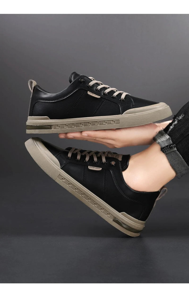 Nuove Sneakers Casual da Uomo a Profilo Basso, Stile Coreano, Versatili, Comode, Leggere, con Suola Morbida e Piattaforma per l'Uso Quotidiano