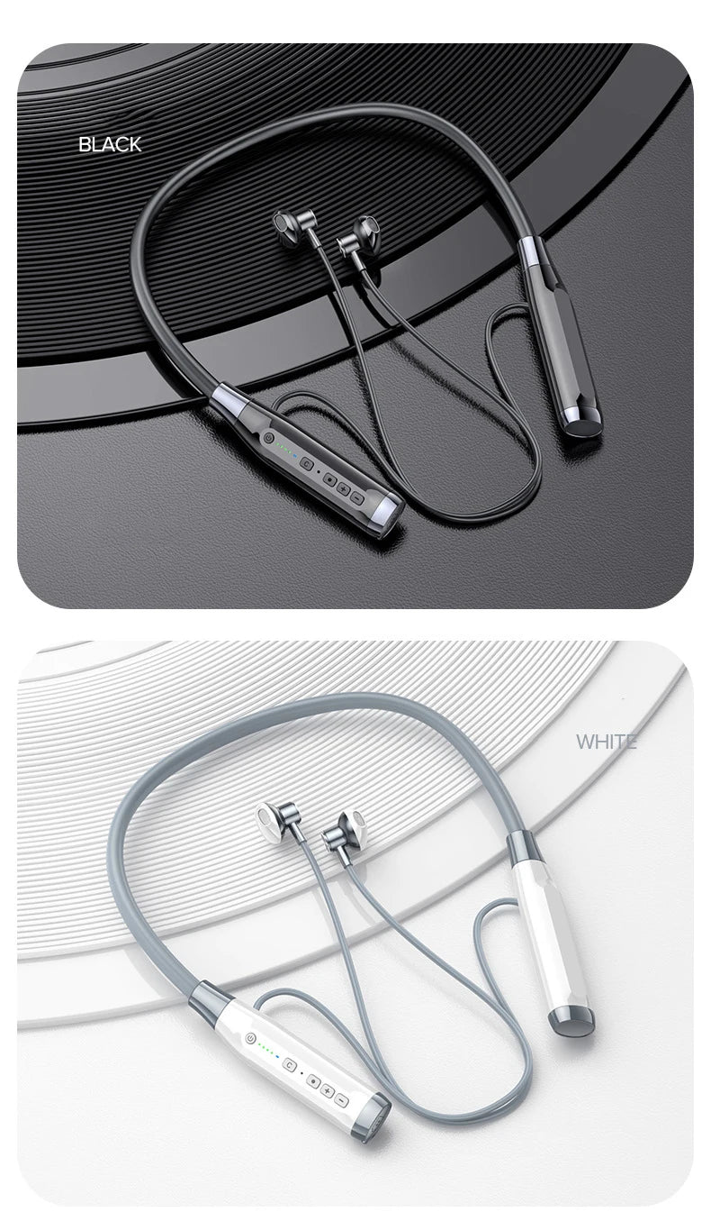 EARDECO 100 ore Endurance cuffie Wireless Bass In-ear Bluetooth cuffie auricolari musica Sport auricolare con microfono Stereo