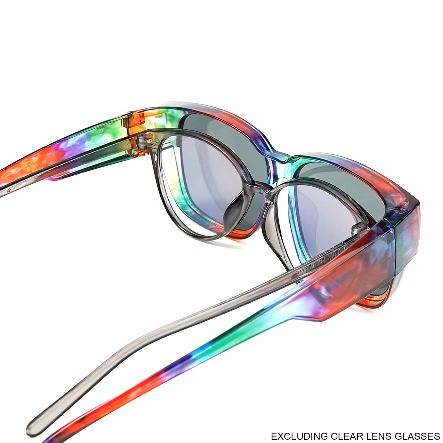 Oversized Square Fashion Sunglasses - Decorative Lenses for Fashion & Style, Stylish Eyewear, Elegant Eyewear
