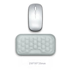 Poggiapolsi Memory Foam 2 In 1 Per Tastiera E Mouse Ergonomico