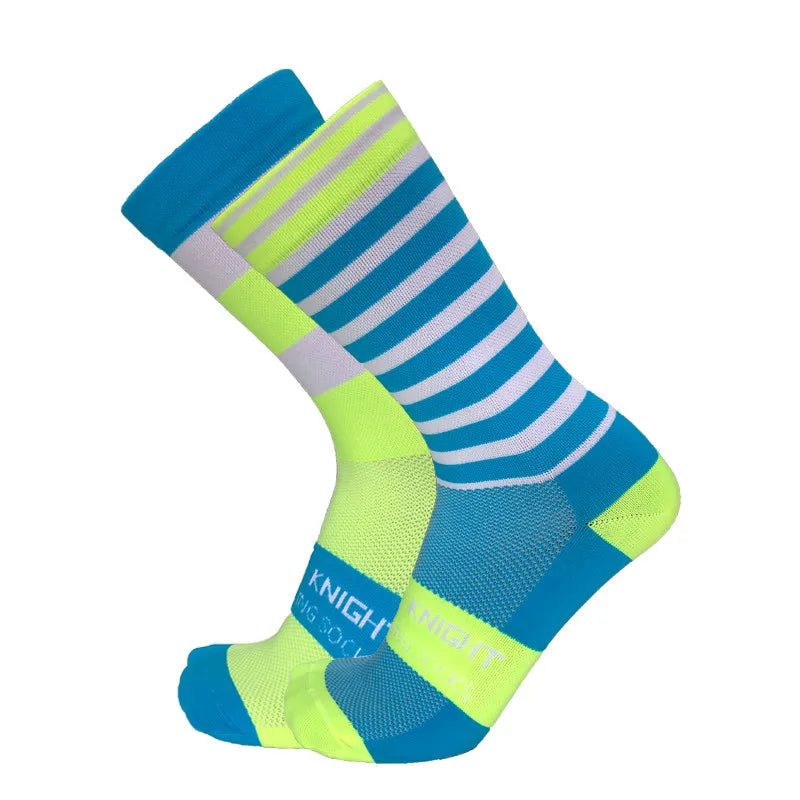5/10 pairs of men's and women's cycling sports socks randomly mixed breathable sweat absorbing worn externally