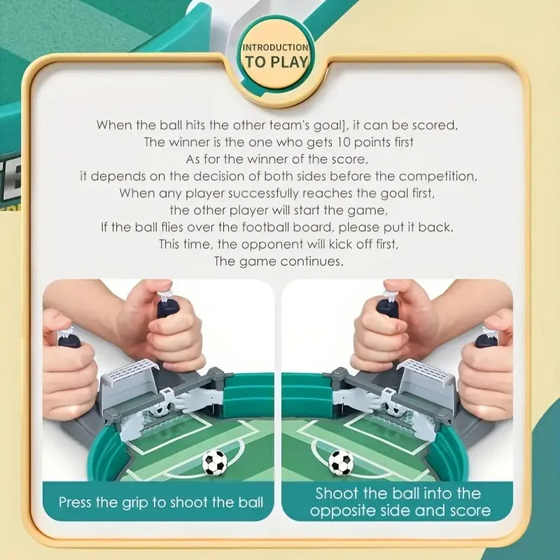 Calcio Balilla da Tavolo, Gioco di Calcio per Due Giocatori, Gioco Interattivo Genitore-Figlio, Calcio da Tavolo