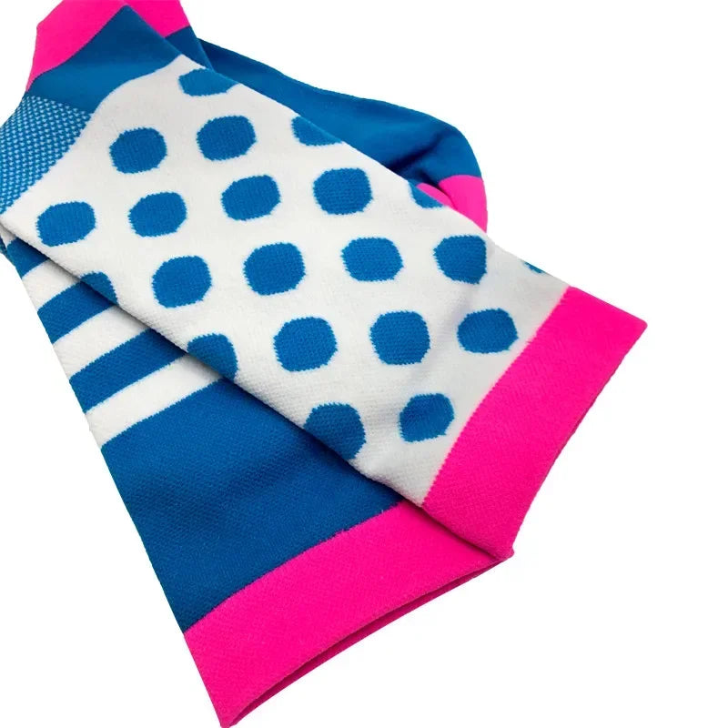 New stripe Dot Cycling Socks Top Quality Professional Brand Sport Socks Breathable Bicycle Sock Outdoor Racing Running Socks