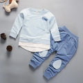 Nuova Primavera Autunno Neonata Vestiti Vestito Infantile Abiti Per Bambini T-Shirt Pantaloni 2 Pz/set Bambino Casual Costume Per Bambini Tute