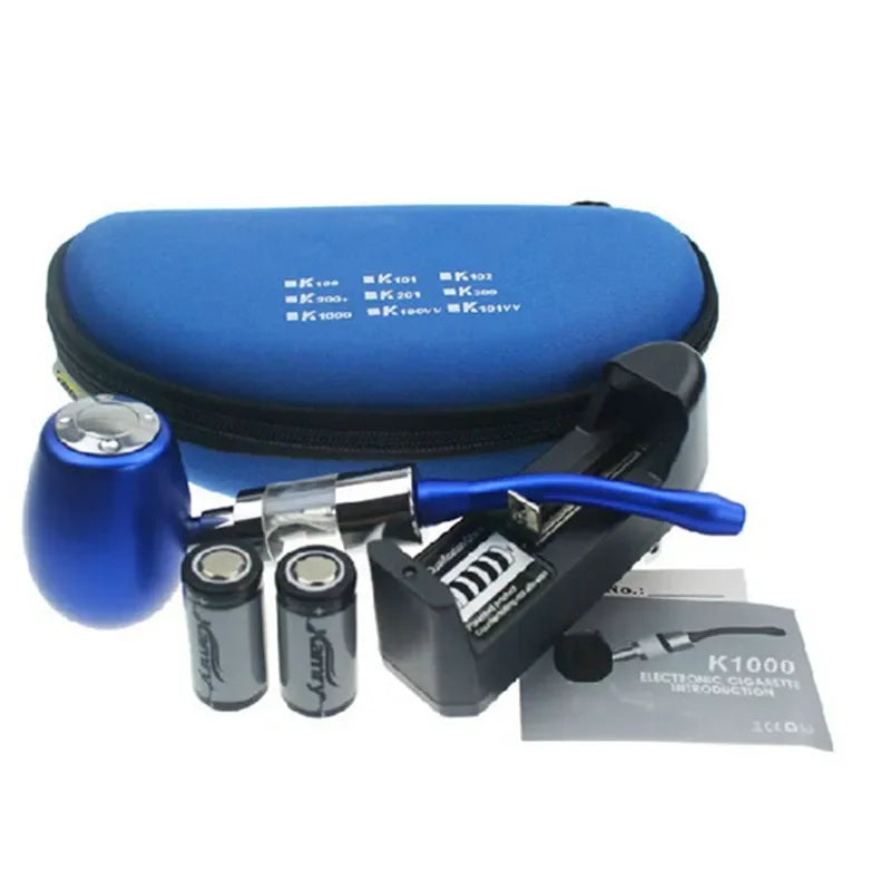 Kit sigaretta elettronica K1000 E Pipe Vape Capacità 3,5 ml Doppie bobine Fumatori Riutilizzabili VS E Pipe 618 K1000 Plus Ricaricabile