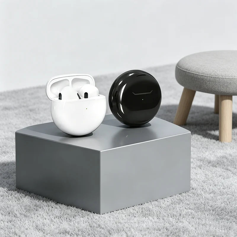 Auricolari Bluetooth TWS Originali, Cuffie Wireless con Cancellazione del Rumore e Microfono, Cuffie Wireless Pro6