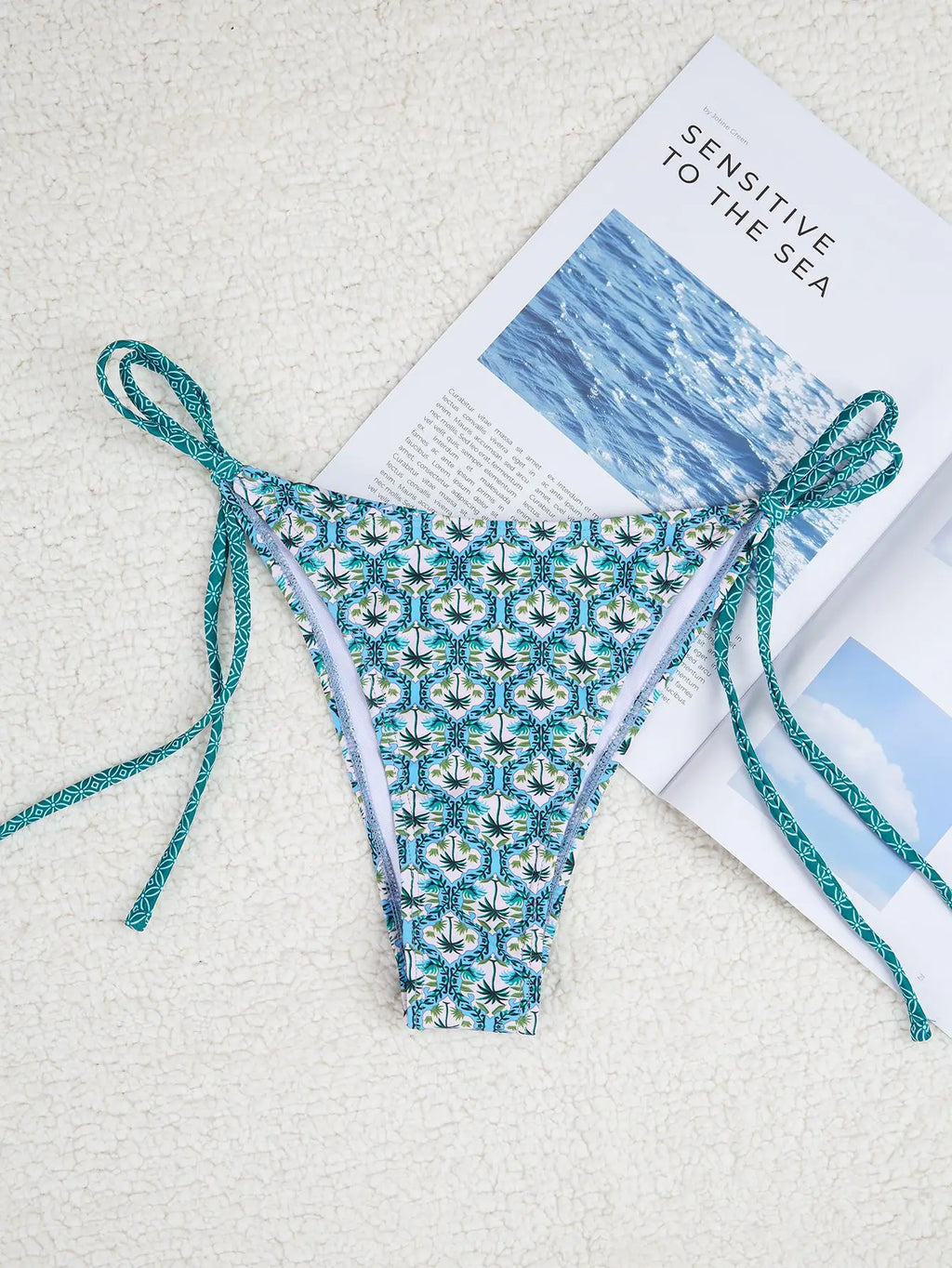 Nuovo Set Bikini Triangolo 2026 - Costume da Bagno Push-Up con Stampa Floreale e Slip Brasiliano