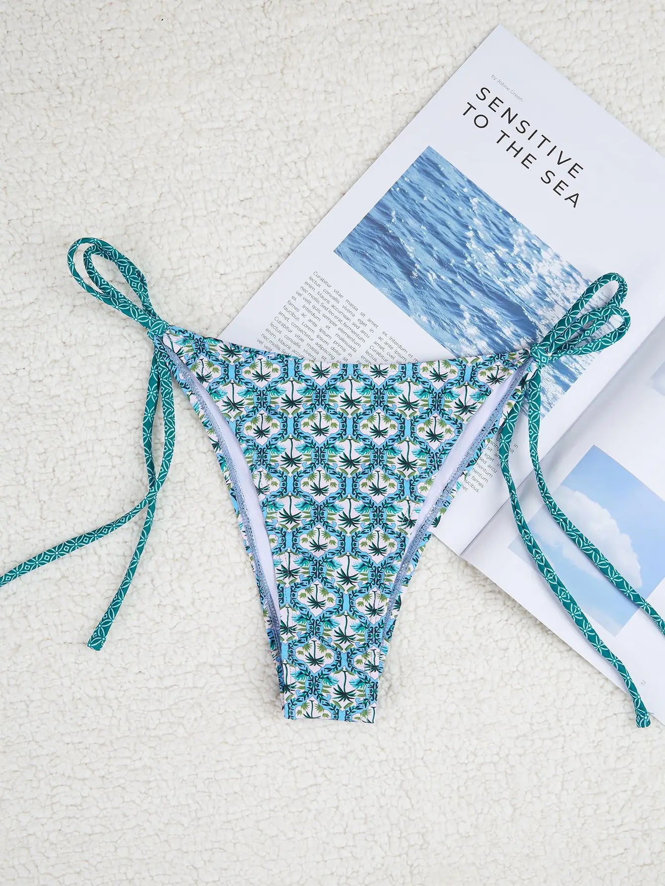 Nuovo Set Bikini Triangolo 2026 - Costume da Bagno Push-Up con Stampa Floreale e Slip Brasiliano