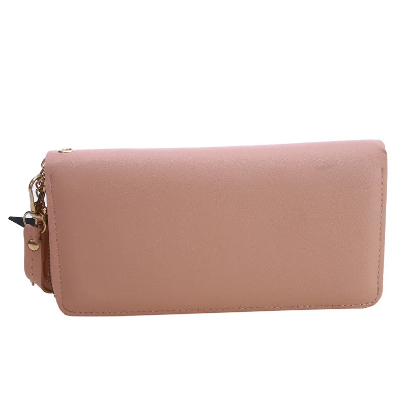 Portafogli lunghi da donna Portafogli di lusso con cuore d'amore per porta carte da tasca per soldi da donna Portafogli femminili Pochette per telefono