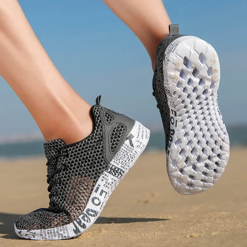 Scarpe casual da uomo estive di alta qualità Scarpe da acqua Scarpe da ginnastica in mesh d'aria Origin Calzature sportive in schiuma di moda Scarpe da spiaggia Scarpe da acqua