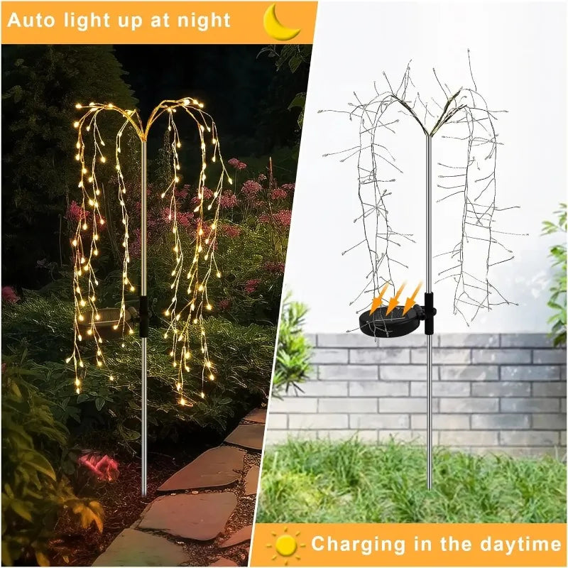 Decorazioni da giardino impermeabili per esterni adatte per cortili, vialetti, giardini, raduni, campeggio, luci decorative