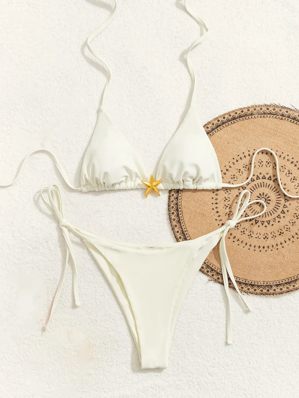 Nuovo Set Bikini Triangolo 2026 - Costume da Bagno Push-Up con Stampa Floreale e Slip Brasiliano