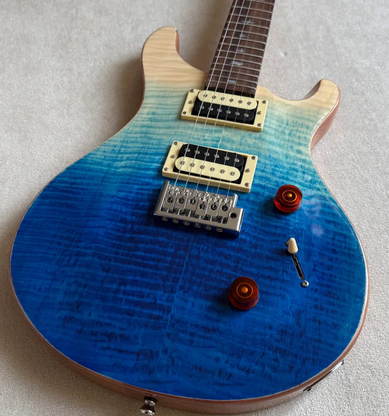 Chitarra Elettrica PRS in Mogano con Spedizione Rapida, Timbro e Sensibilità Eccellenti