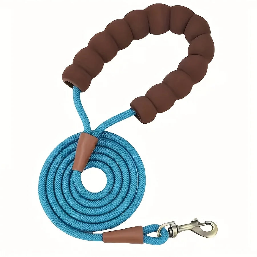 Round Dog Leash • Heavy Duty, Durable Rope for Small, Medium, Lightweight Design for Walking, Training, and Outdoor Activities