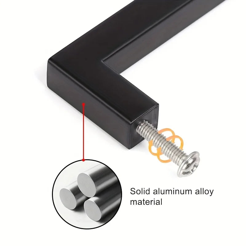 1/10pcs Furniture Pull Handle Kitchen Door Handle Drawer Pull Handle Aluminum Alloy Wardrobe Pull Handle Furniture Hardware