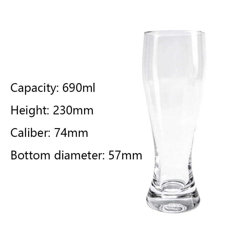 Tazza di birra di grano tazza di vetro personalità artigianale boccali di birra tazza di cristallo bicchiere di succo bicchieri forniture per Bar per la casa
