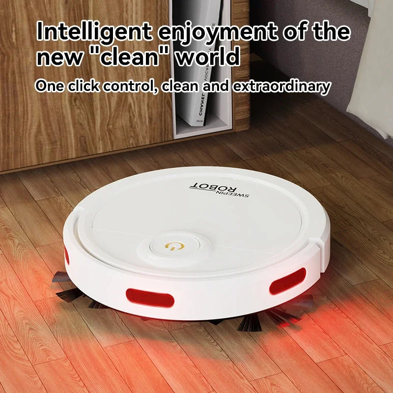 Robot Aspirapolvere Lavapavimenti 3-in-1 Completamente Automatico con Ricarica USB, Intelligente per Cucina e Casa - Novità 2026