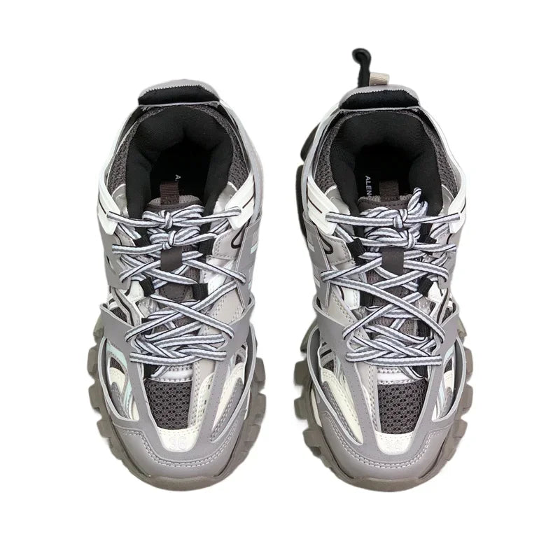 Scarpe Casual da Uomo in Pelle di Vitello di Alta Qualità, Design di Lusso con Borchie, Versatili e alla Moda, con Lacci e Suola Piatta