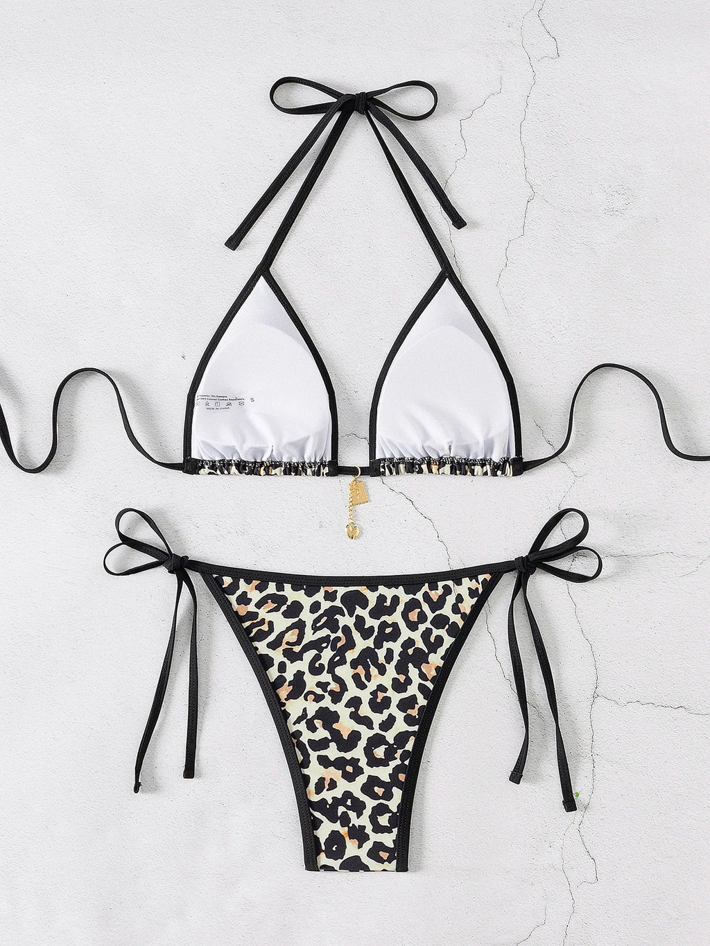 Nuovo Set Bikini Triangolo 2026 - Costume da Bagno Push-Up con Stampa Floreale e Slip Brasiliano