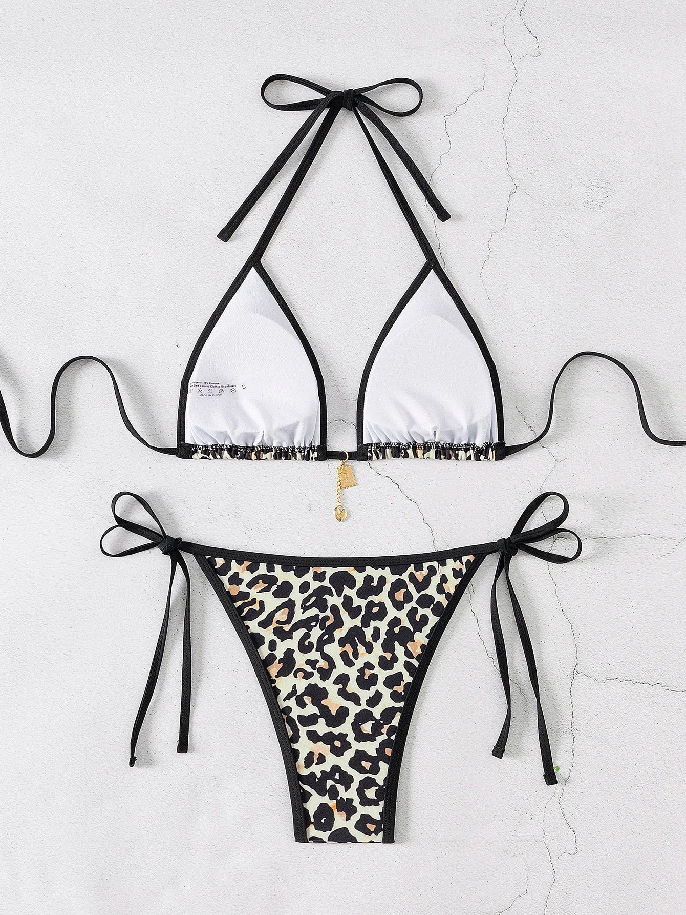 Nuovo Set Bikini Triangolo 2026 - Costume da Bagno Push-Up con Stampa Floreale e Slip Brasiliano