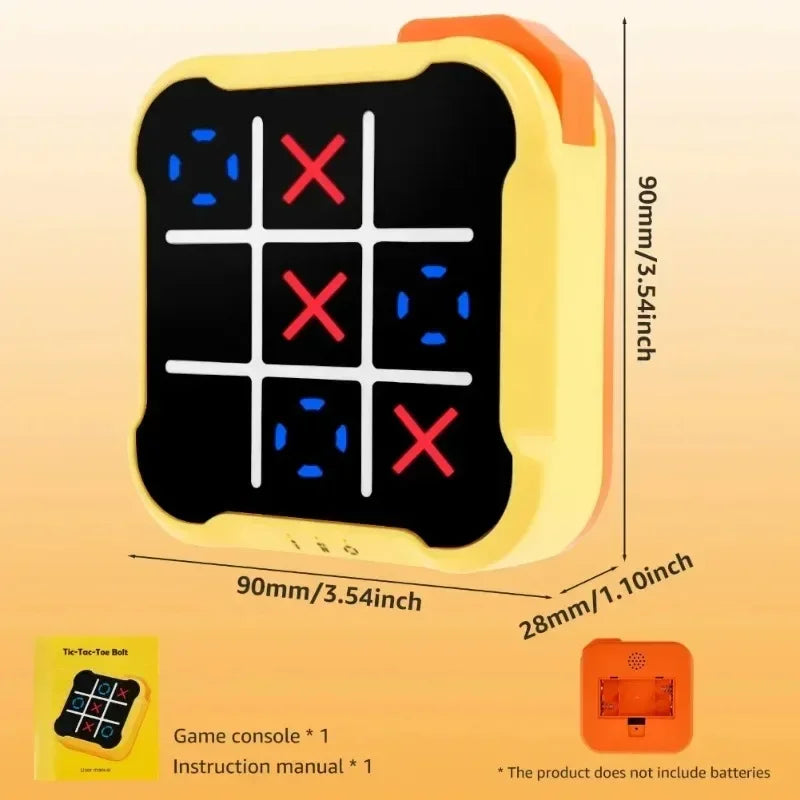Tic-Tac-Toe Board Board Giochi elettronici multifunzionali Puzzle Montessori Gioco da tavolo Scacchi Set di scacchi portatile per adulti Bambini