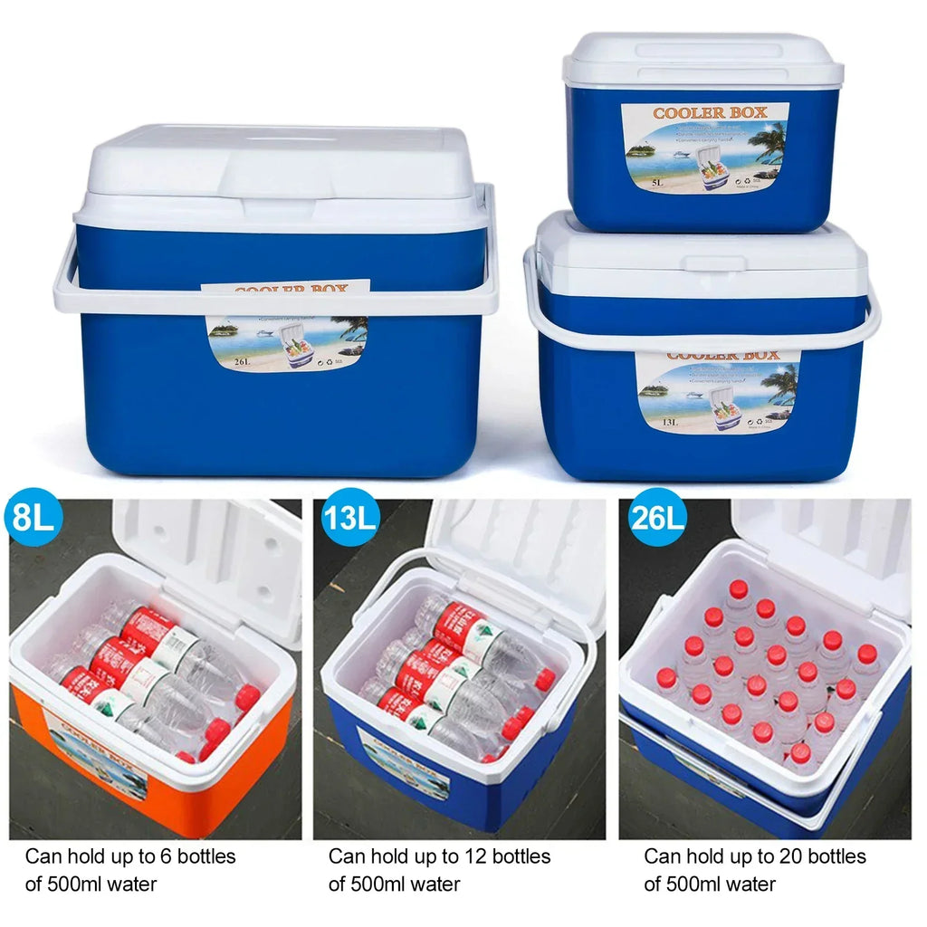 Box Frigo Esterno Isolato 8L Portatile Per Campeggio Picnic All Aperto