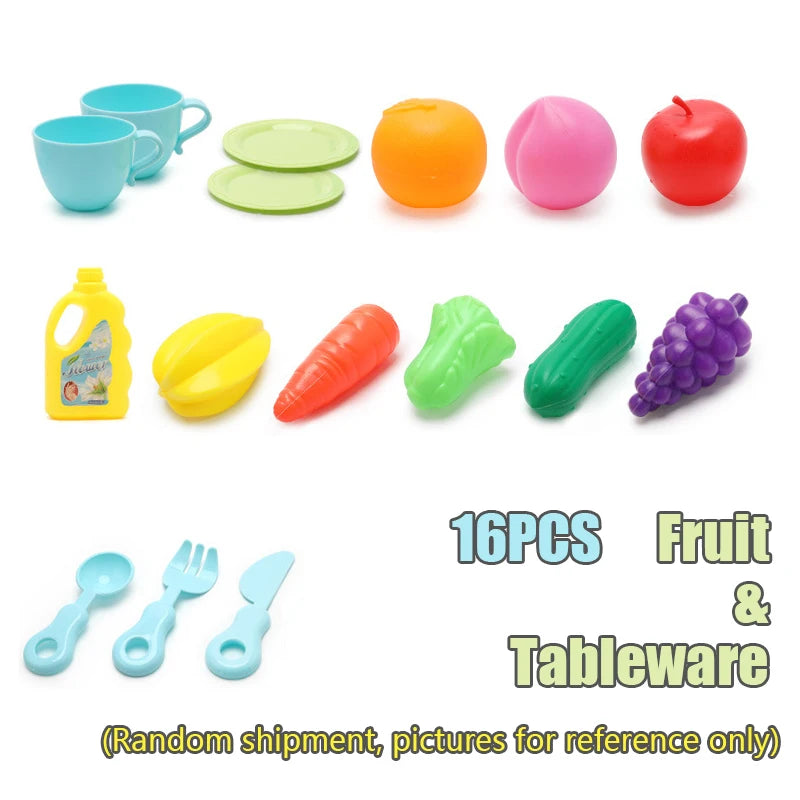 Lavello da cucina per bambini Giocattoli Simulazione Lavastoviglie elettrico Mini cucina Cibo Giochi di imitazione Casa Set di giocattoli Giochi di ruolo per bambini Giocattoli per ragazze