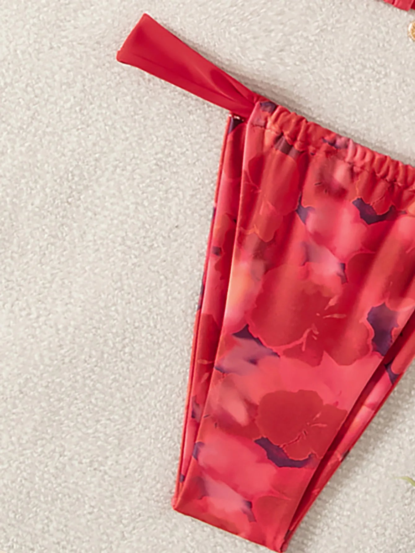 Nuovo Set Bikini Triangolo 2026 - Costume da Bagno Push-Up con Stampa Floreale e Slip Brasiliano